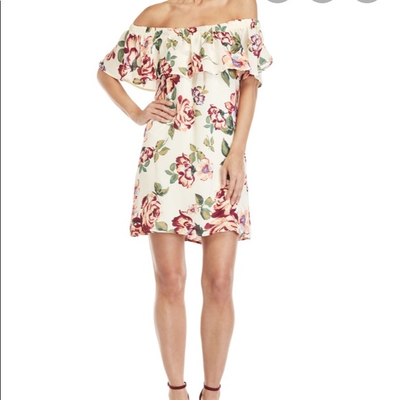 Emerald Sundae off the shoulder dress - Picture 1 of 2